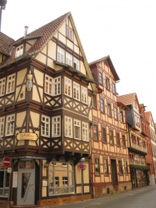 Vakwerkhuizen in Hann. Münden