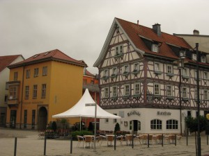 Vakwerkhuizen in Meiningen