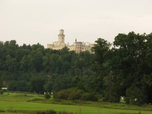 Het kasteel bij Hluboká nad Vltavou