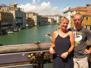 Samen op Ponte del Accademia